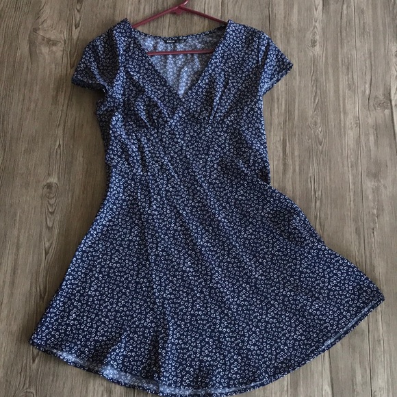 Shein dress, navy with white flowers - Picture 1 of 6